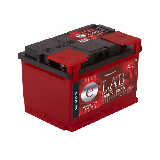 E-Lab LB 6CT-60 60 A/h 580 A R+ 242x175x175 мм - 1