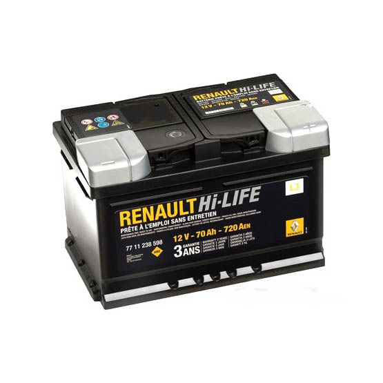 Renault Hi-LIFE 70 A/h 720 A R+ 278x175x190 мм - 1
