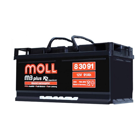 MOLL M3 91 A/h 800 А R+ 353x175x175 мм - 1