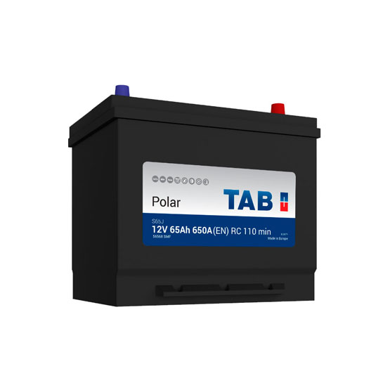 TAB Polar S Asia 65 A/h 650 А R+ 230x175x220 мм (с бортом) - 1