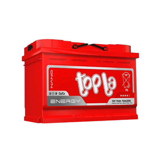 Topla Energy 75 A/h 750 A R+ 278x175x190 мм - 1