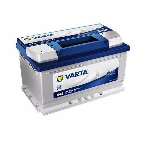 Varta Blue Dynamic E43 72 А/h 680 А R+ 278x175x175 мм (низкая) - 1