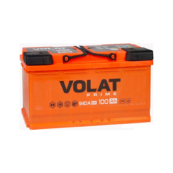 Volat Prime 100 A/h 940 А L+ 353x175x190 мм - 1
