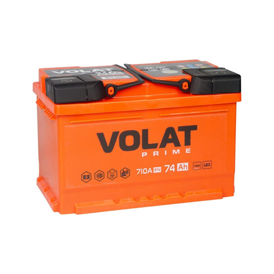 Volat Prime 74 A/h 710 A L+ 278x175x175 мм - 1