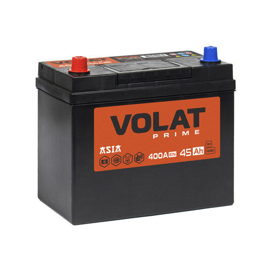 Volat Prime Asia 45 A/h 400 A L+ 238x127x220 мм - 1