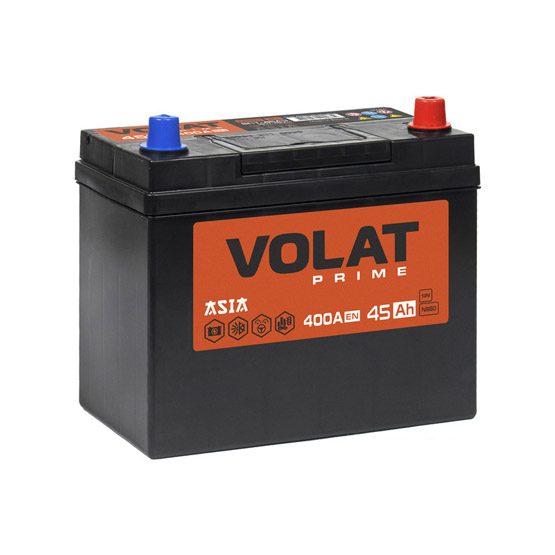Volat Prime Asia 45 A/h 400 A R+ 238x127x220 мм - 1