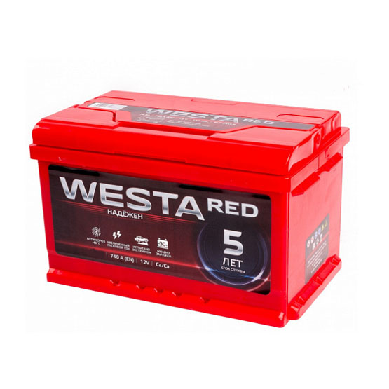 Westa Red 74 A/h 740 A R+ 276x175x190 мм - 1