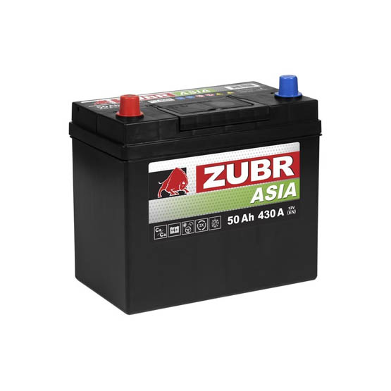 Zubr Asia Premium 50 A/h 430 A L+ 238x127x220 мм - 1