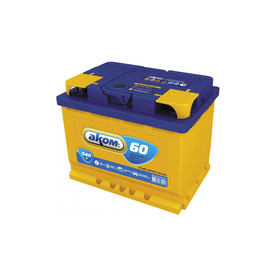 AKOM 60 A/h 540 A R+ 242x177x190 мм - 1