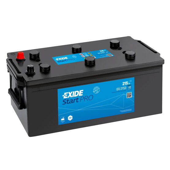 Exide Start Pro EG2153 215 A/h 1200 А L+ 518×279×240 мм - 1