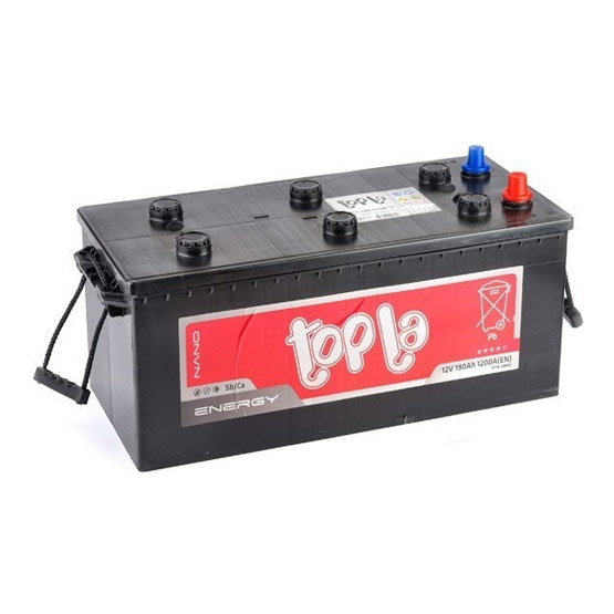 TOPLA Energy Truck 190 A/h 1200 A L+ 507x224x218 мм - 1