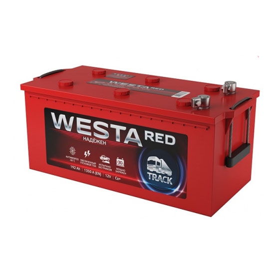 Westa Red 192 A/h 1350 A L+ 553x220x217 мм - 1