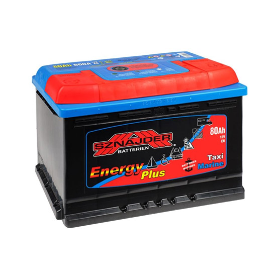 Sznajder Energy 80 A/h 640 A R+ 278x175x190 мм (лодочный) - 1