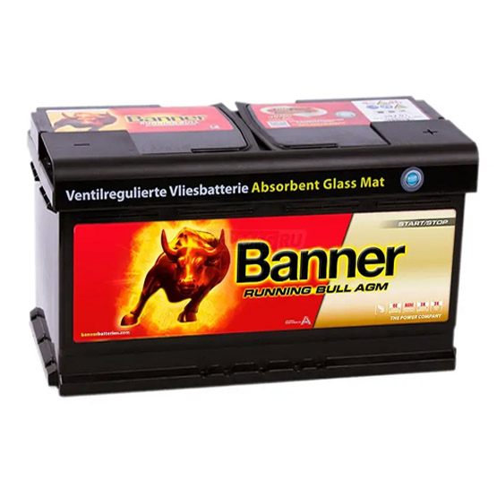 Banner Running Bull AGM 59501 95 A/h 850 А R+ 354x175x190 мм - 1