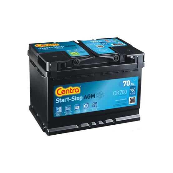 Centra CK700 AGM 70 A/h 760 A R+ Start/Stop 278x175x190 мм - 1
