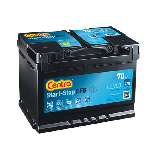 Centra Start-Stop EFB CL700 70 A/h 720 A R+ 278x175x190 мм - 1