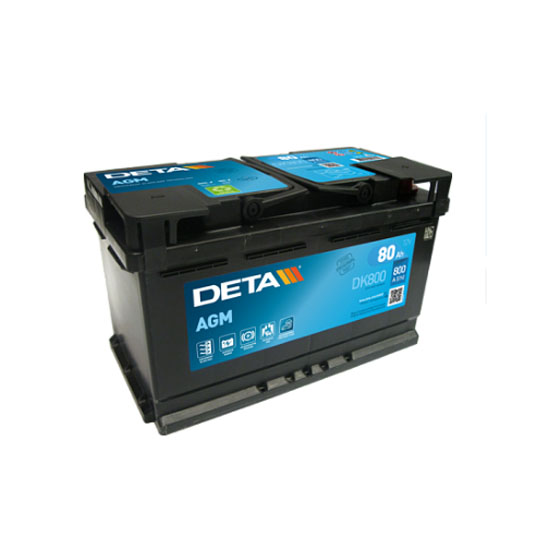 DETA Start-Stop AGM DK800 80 A/h 800 A R+ 315x175x190 мм - 1