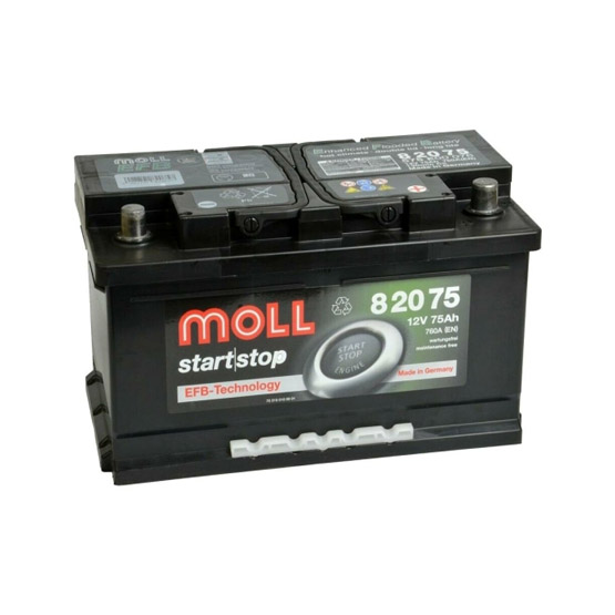 MOLL EFB Original VAG 75 A/h 760 A R+ 278х175х190мм - 1