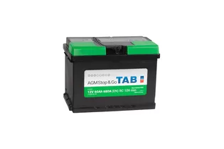 TAB EcoDry Stop&Go AGM 60 A/h 680 А R+ 242x175x190 мм