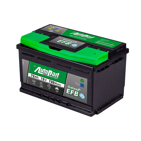 Аutopart Galaxy EFB 72 A/h 720 А R+ 275х175х190 мм - 1