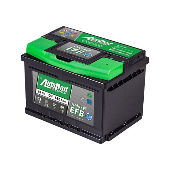 АUTOPART Galaxy EFB Start-Stop 62 A/h 580 А R+ 242х175х190 мм - 1