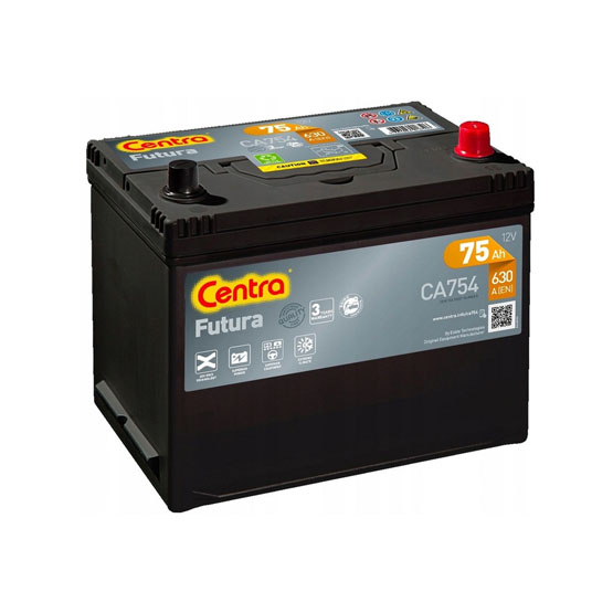 Centra Futura CA754 Asia 75 A/h 630 А R+ 260x173x222 мм - 1