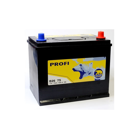 Baren Profi (575150) 75 A/h 640 A R+ 260x175x200 мм - 1
