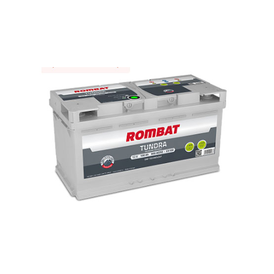 Rombat Tundra E5100 100 A/h 900 А R+ 353x175x190 мм - 1