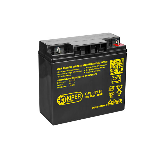 Аккумулятор Kiper GP-12180 (12В/18 А·ч) - 1