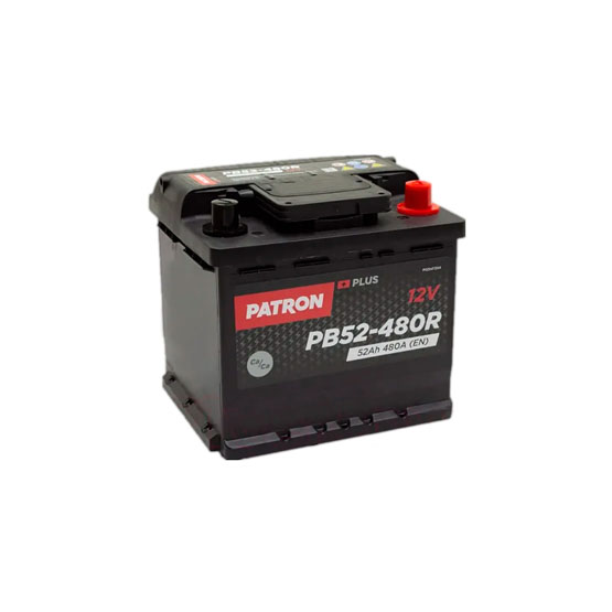 Patron Plus PB52-480R 52 A/h 480 A R+ 207x175x190 мм - 1