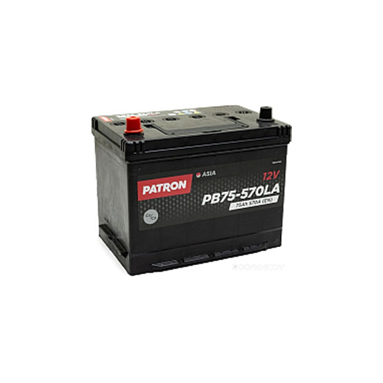Patron Asia PB75-570LA 75 A/h 570 A L+ 260x175x220 мм - 1