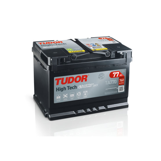Tudor High Tech TA770 77 A/h 760 A R+ 278x175x190 мм - 1