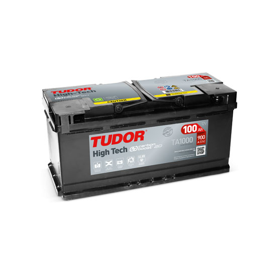 Tudor High Tech TA1000 100 A/h 900 A R+ 353x175x190 мм - 1
