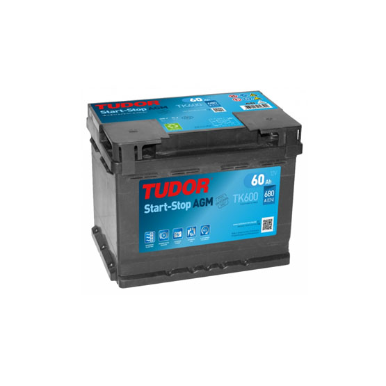 Tudor Start-Stop AGM TK600 60 A/h 680 A R+ 242x175x190 мм - 1