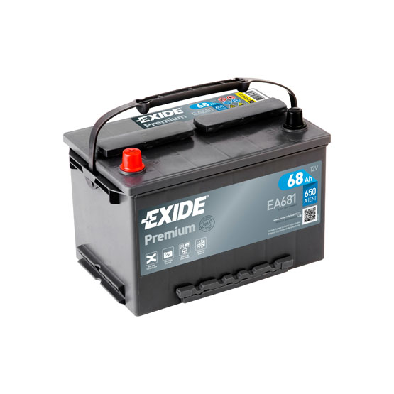 Exide Premium EA681 68 A/h 650 A L+ 278x175x190 мм - 1