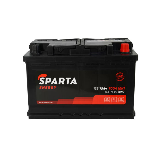 Sparta Energy 75 A/h 700 A R+ 278x175x190 мм - 2