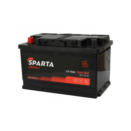 Sparta Energy 75 A/h 700 A L+ 278x175x190 мм - 1