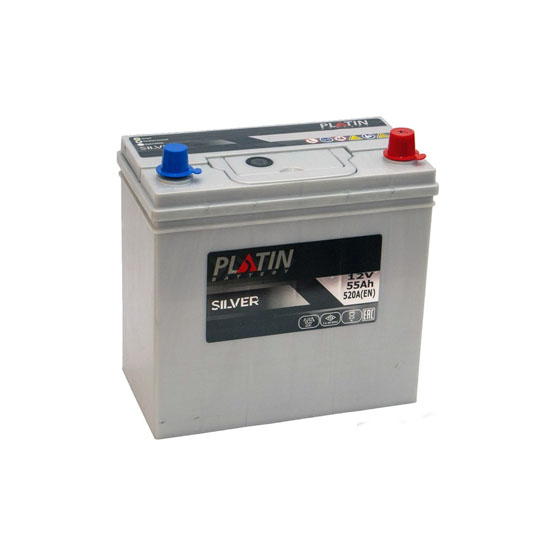 PLATIN Asia Silver 55 A/h 480 A R+ 237x127x220 мм - 1