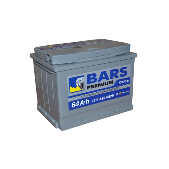 Bars Premium 64 A/h 620 A R+ 242x175x190 мм - 1