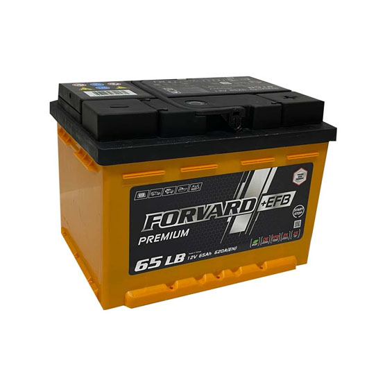 Forvard EFB Premium 65 A/h 620 A R+ 242x175x175 мм - 1