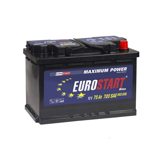 Eurostart Blue 75 A/h 720 А R+ 278x175x190 мм - 1