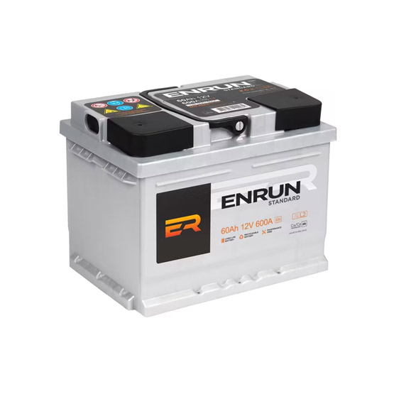 Enrun 60 A/h 600 A R+ 560-205 242x175x190 мм - 1