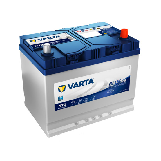 Varta Blue Dynamic EFB N72 72 А/h 760 А R+ 260x175x200 мм - 1