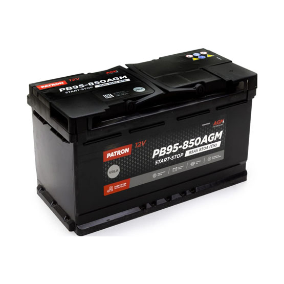 Patron PB95-850 AGM 95 A/h 850 A R+ 353x175x190 мм - 1