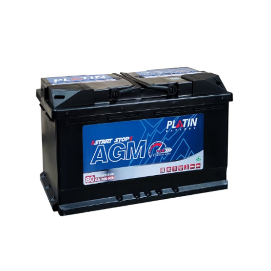 PLATIN AGM 80 A/h 800 A R+ 315x175x190 мм - 1