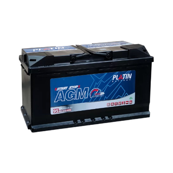 PLATIN AGM 95 A/h 850 A R+ 353x175x190 мм - 1