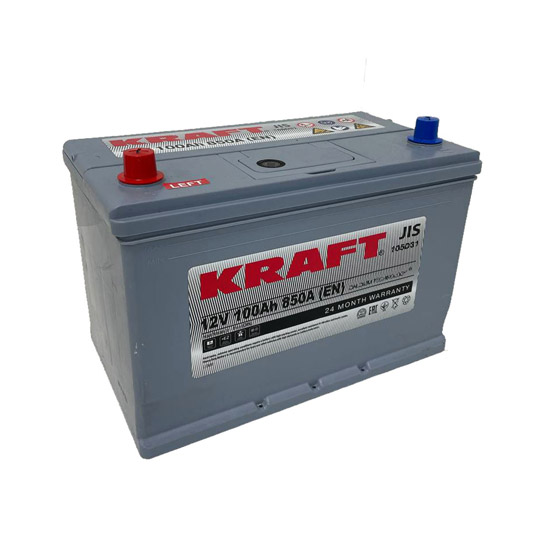 Kraft Asia 100 A/h 850 A L+ 310x175x200 мм - 1