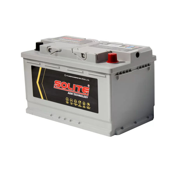 Solite AGM 80 A/h 800 A R+ 315x175x190 мм - 3