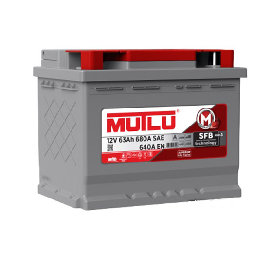 MUTLU LB 63 А/h 640 А R+ 242x175x175 мм - 1