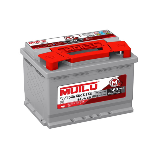 MUTLU 60 А/h 540 А R+ 242x175x190 мм - 1